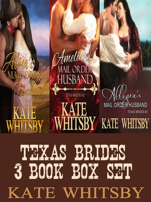 cover image of Texas Brides 3 Book Bundle Box Set